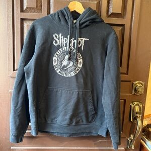 Slipknot Graphic Pullover Hoodie Tour Merch 90s